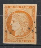 COLONIES GENERALES - 1871-72 - N°YT. 13 - Cérès 40c Orange - Oblitéré / Used - Cérès