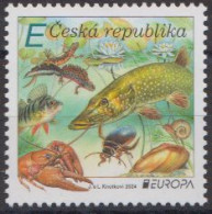 Tschechien MiNr. 1259 Europa 2024, Unterwasserfauna Und -flora (E) - Autres & Non Classés