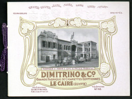 F4.142. EGYPT DIMITRINO CIGARETTES .1915 12 PAGES PRICE LIST IN EXCELLENT CONDITION - Objetos Publicitarios