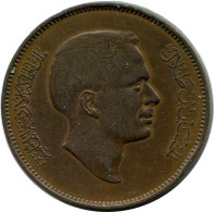 ½ QIRSH 5 FILS 1395 (1975) JORDANIE JORDAN Pièce Hussein #AK235.F.A - Giordania