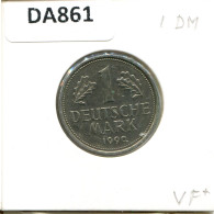 1 DM 1990 F WEST & UNIFIED GERMANY Coin #DA861.U.A - 1 Marco