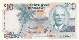 Malawi, (223), 10 Kwacha De 1992, P. 25b, UNC - Malawi