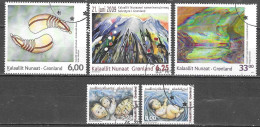 SELLOS USADOS DE GROENLANDIA 2009, YT 516 + 518/ 19 + 527/ 28 - Used Stamps