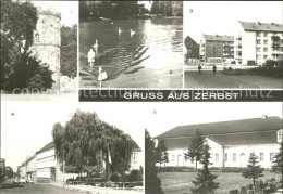 Zerbst Stadtmauerturm Schwanenteich Schlosspark Otto-Grotewohl-Strasse - Zerbst