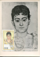 X6371 Germany Ddr, Maximum Card 1967, Painting Of Ferdinand  Hodler, Showing Madame M.  Mi-1262 - Maximumkarten (MC)