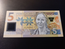 Matej Gabris 5 Kronor Polymer Sweden Banknote Test Note Private Fantasy - Sweden