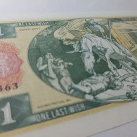 Matej Gabris 1 Last Wish Banknote Test Note Private Fantasy - Collections & Lots