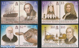 Solomon Islands 2006 Inventions & Discoveries 4x2v [:], Mint NH, Nature - Science - Sport - Transport - Reptiles - Tur.. - Tauchen