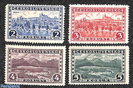 Czechoslovkia 1926 Landscapes 4v, Unused (hinged) - Sonstige & Ohne Zuordnung