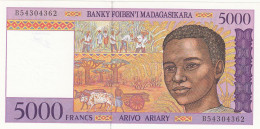 Madagascar, (273), 5000 Francs De 1995, P. 78A, UNC - Madagascar