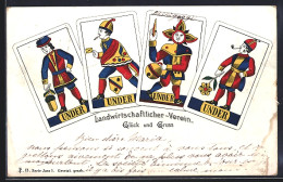 AK Landwirtschaftlicher Verein, Unter Beim Kartenspiel - Playing Cards