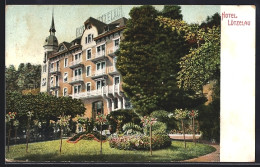 AK Weggis, Hotel Lützelau Mit Garten - Weggis