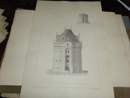 Lot De 15 Plans Architecturaux H Beyaert Bruxelles Saint-Gilles Porte De Hal - Lire Description - Architectuur