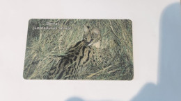 Nambia-(NAB-12)-Serval Cat (NAEI-0)-(117)-(N$10)-(NAEI 0076-6186)-used Card+1card Free - Namibia