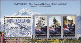 New Zealand 2009 Timpex Exhibition M/S MNH - Blocs-feuillets