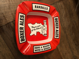 Ancien Cendrier Have A Round With A Boxer - Randalls - Boxer Ales - Ashtrays