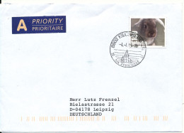 Switzerland Cover Sent To Germany 4-4-2015 Single Franked - Lettres & Documents