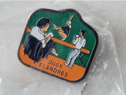 Pin's Gymnastique Juge Flandres Sous Blister - Ginnastica