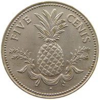 BAHAMAS 5 CENTS 1975 #s180 0259 - Bahamas