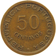 ANGOLA 50 CENTAVOS 1954 #s176 0647 - Angola