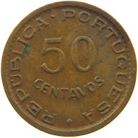 ANGOLA 50 CENTAVOS 1958 #s176 0633 - Angola