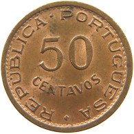 ANGOLA 50 CENTAVOS 1958 #s176 0641 - Angola