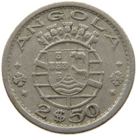 ANGOLA 2 1/2 ESCUDOS 1967 #s185 0727 - Angola