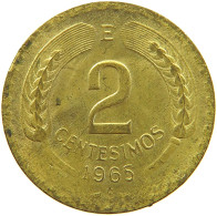 CHILE 2 CENTESIMOS 1965 #s171 0303 - Cile