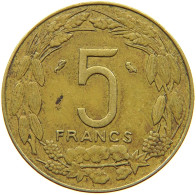 CAMEROON 5 FRANCS 1968 #s172 0227 - Camerun