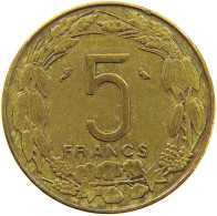 CAMEROON 5 FRANCS 1962 #s171 0605 - Camerun