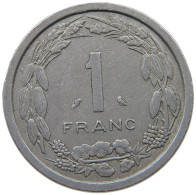 CAMEROON 1 FRANC 1969 #s186 0751 - Camerun