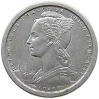CAMEROON 1 FRANC 1948 #s163 0155 - Camerun