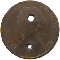 GREAT BRITAIN HALF PENNY 1861 #s162 0757 - C. 1/2 Penny