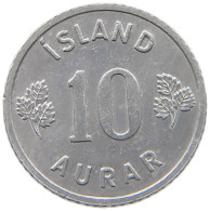 ICELAND 10 AURAR 1971 #s188 0115 - Islande