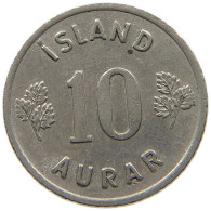ICELAND 10 AURAR 1962 #s188 0121 - Islande