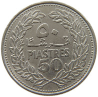 LEBANON 50 PIASTRES 1969 #s182 0373 - Libanon
