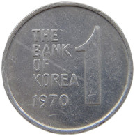 KOREA SOUTH 1 WON 1970 #s149 0505 - Corée Du Sud