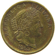 PERU 10 CENTAVOS 1965 #s171 0169 - Perú