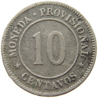 PERU 10 CENTAVOS 1880 #s178 0875 - Perú