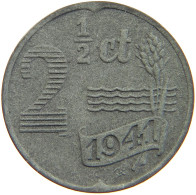 NETHERLANDS 2 1/2 CENTS 1941 #s171 0393 - 2.5 Cent