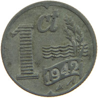 NETHERLANDS 1 CENT 1942 #s171 0363 - 1 Cent