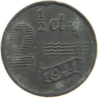 NETHERLANDS 2 1/2 CENTS 1941 #s171 0395 - 2.5 Cent