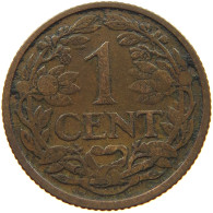 NETHERLANDS 1 CENT 1917 #s130 0709 - 1 Cent