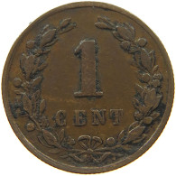 NETHERLANDS 1 CENT 1878 #s130 0699 - 1849-1890 : Willem III