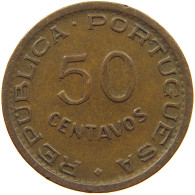 MOZAMBIQUE 50 CENTAVOS 1953 #s176 0639 - Mozambico