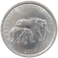 SOMALIA 5 SHILLINGS 2005 #s179 0629 - Somalie