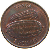 TONGA 2 SENITI 1975 #s169 0729 - Tonga