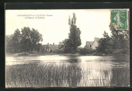 CPA Champigny-sur-Yonne, L`Yonne à La Tuilerie - Champigny