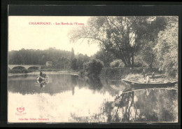 CPA Champigny, Les Bords De L`Yonne - Champigny