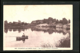 CPA Champigny-sur-Yonne, Les Bords De L`Yonne à Port-Renard - Champigny